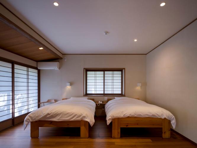 離れ|温泉内湯・中庭テラス付 和洋室「ひわ」