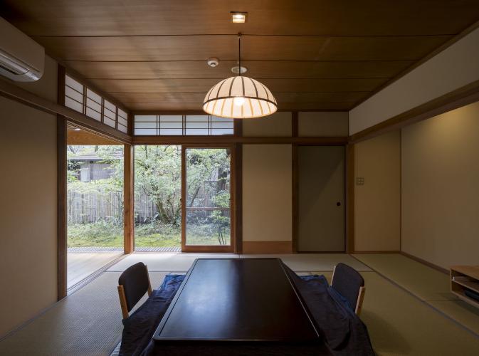 離れ|温泉内湯・中庭テラス付 和室「きはだ」