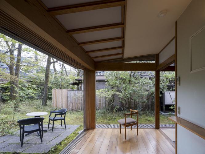 離れ|温泉内湯・中庭テラス付 和室「きはだ」