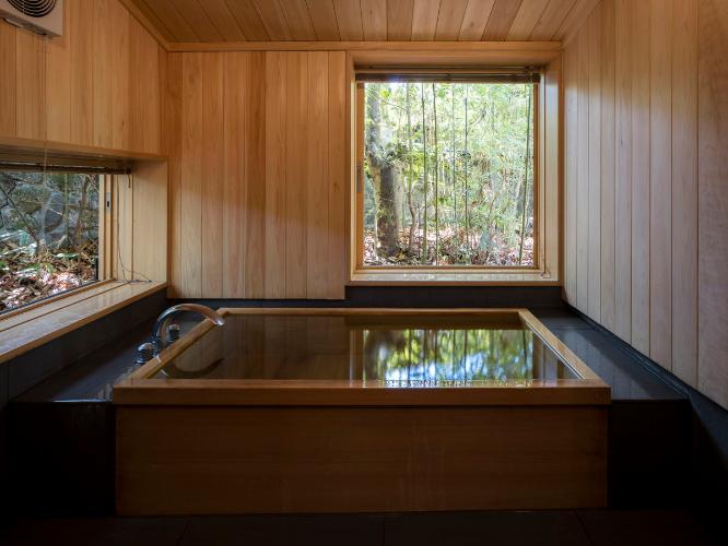 離れ|温泉内湯・中庭テラス付 和洋室「柑子」