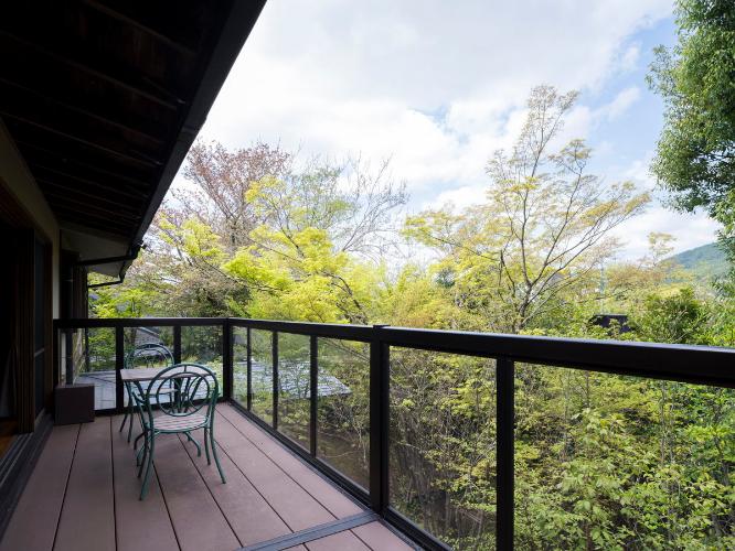 温泉内湯・テラス付 和洋室「くひな」/2F