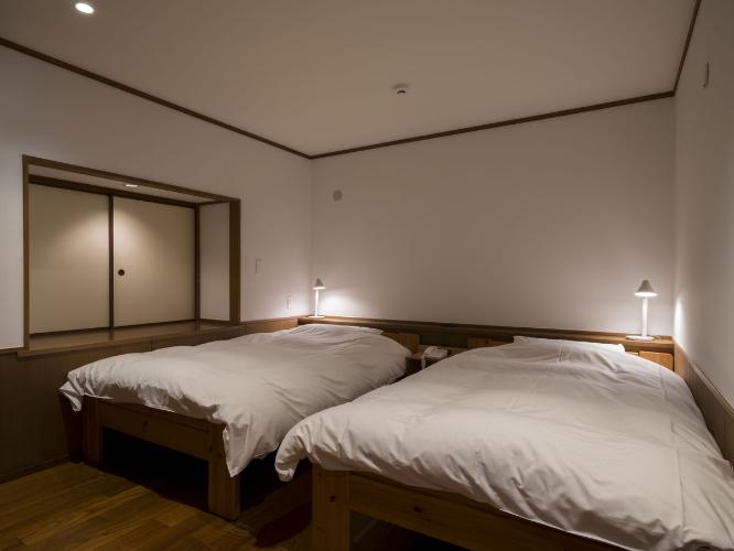 温泉内湯・中庭テラス付 和洋室「桃花」/1F