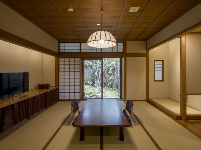 離れ|温泉内湯・中庭テラス付 和洋室「桜」