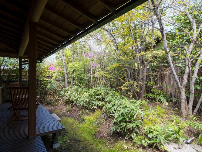 離れ|温泉内湯・中庭テラス付 和洋室「桜」