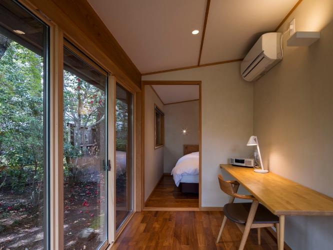 離れ|温泉内湯・中庭テラス付 和洋室「山吹」