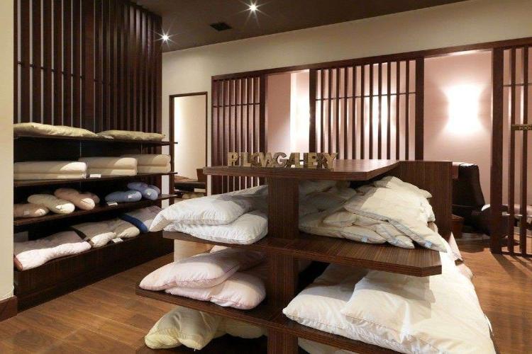 【ピローギャラリー】お客様のお好みに合った枕をお選びいただけます