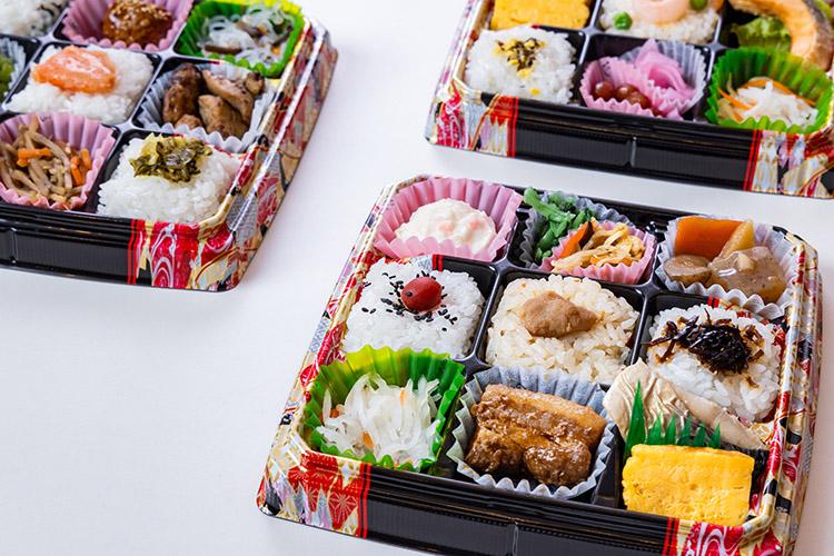 お部屋で朝食【日替わり九升弁当】（博多松栄軒）