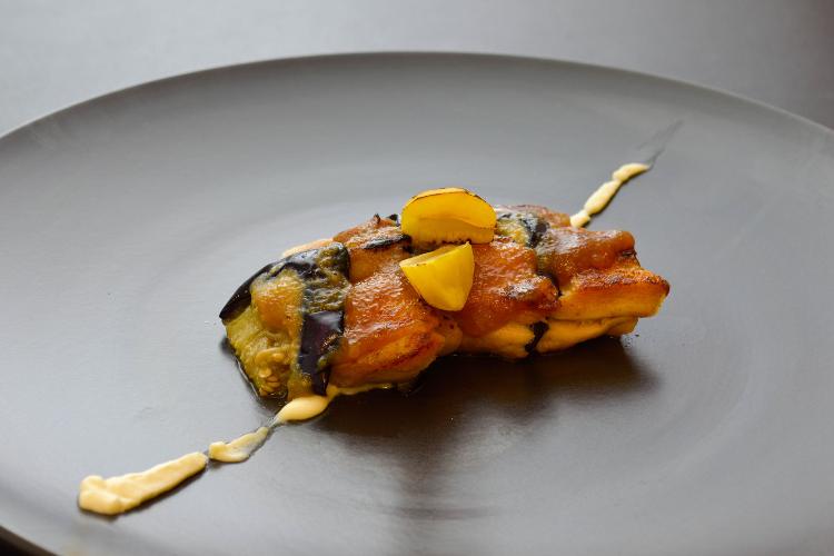 凪_2025秋料理|清流鶏とナスの田楽焼き