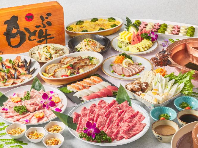 もとぶ牛しゃぶしゃぶ食べ放題ディナーバイキング　イメージ