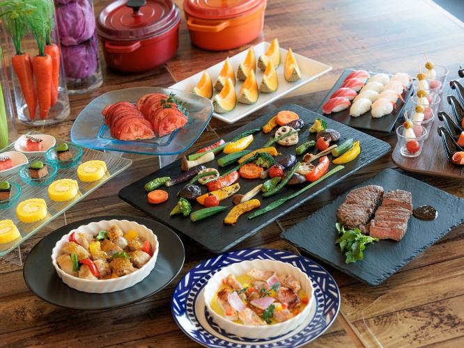夕食ビュッフェ（夏メニューイメージ）