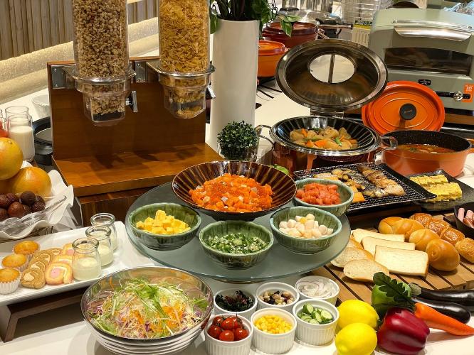 朝食ビュッフェ（イメージ）