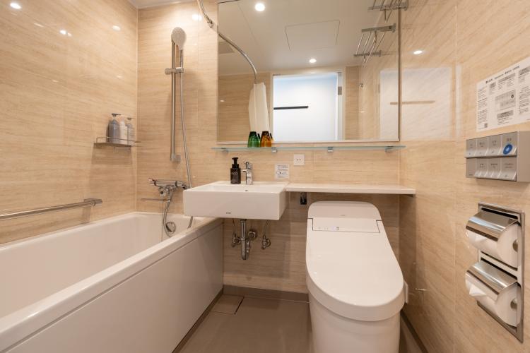 バスルーム　モデレートダブル、スタンダードダブル