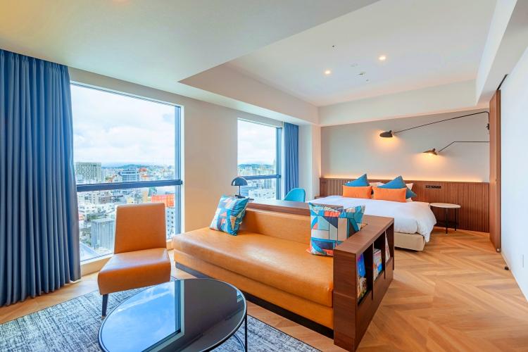 エグゼクティブダブル （客室最上階 16階）（一例）※仕様の異なる2タイプのお部屋がございます。タイプのご指定はできません。