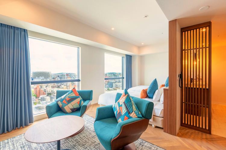 エグゼクティブツイン／スカイフロア（客室最上階 16階）