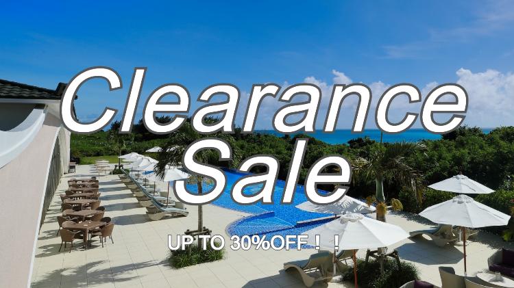 クリアランスセール開催中