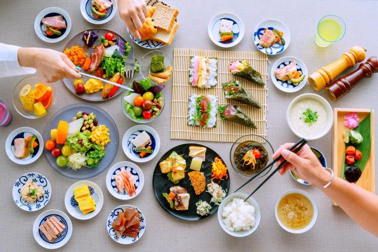 朝食ビュッフェ（一例）※内容が変更となる場合がございます。