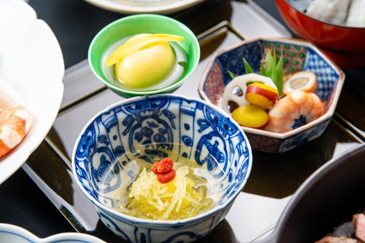 【夕食一例】それぞれの素材の味わいを活かした上品な味付け