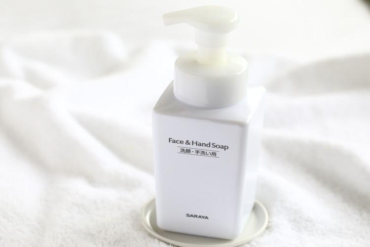 洗顔にもお使いいただける、泡で出るハンドソープをご用意。