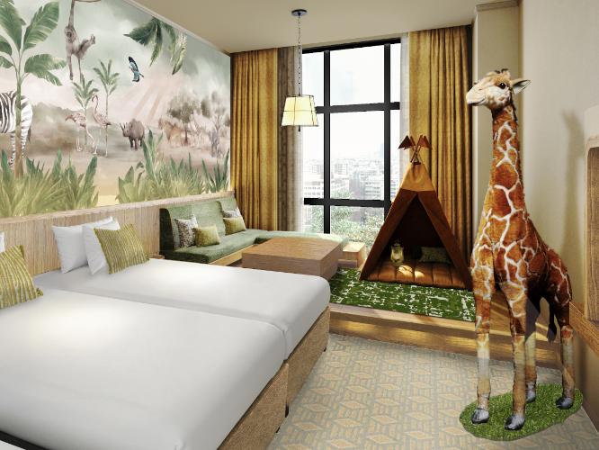 【サファリルーム】スーペリアトリプル (イメージパース)