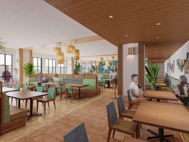 レストラン (イメージパース)