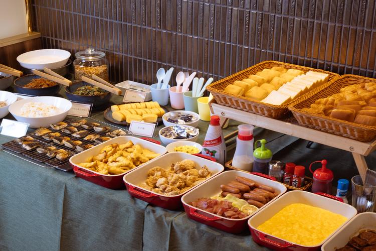 朝食ビュッフェ(一例)