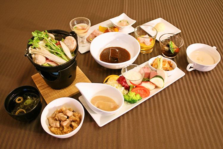 【夕食一例】癒しの森の温泉くつろぎプラン＜スタンダード＞※写真はイメージです