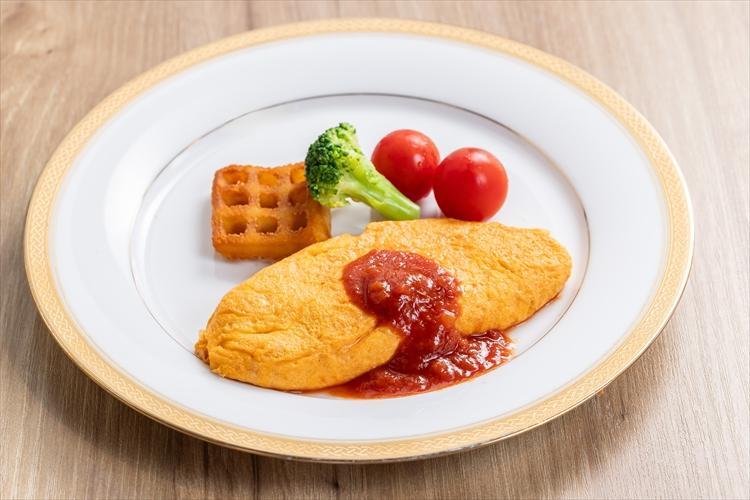 朝食｜メインプレート（オムレツ）