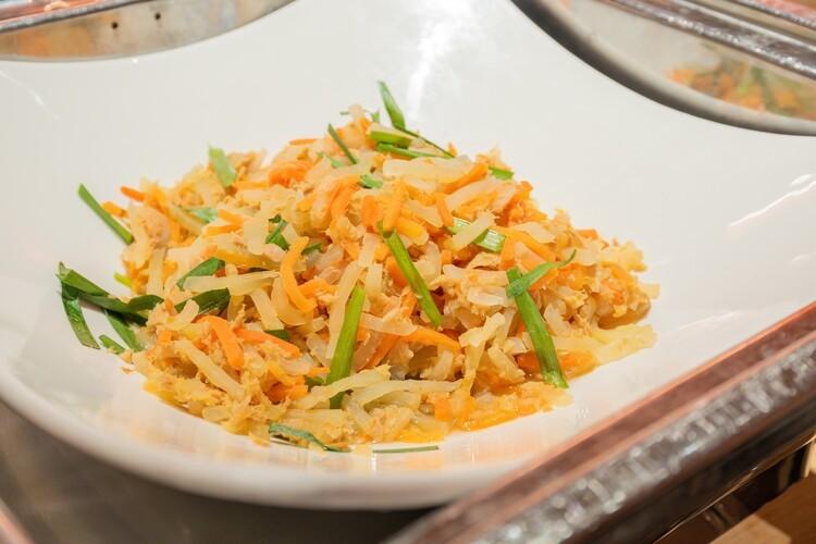 パパイヤとツナを炒めた、やさしい味わい