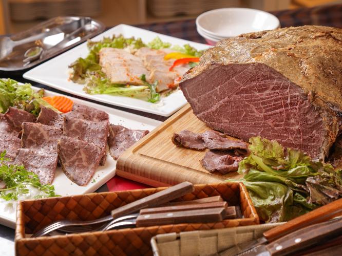 【朝食ビュッフェ】ローストビーフ