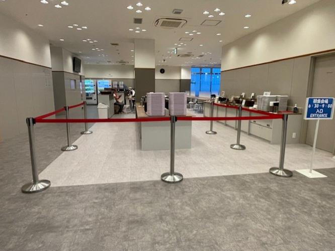 朝食会場入り口