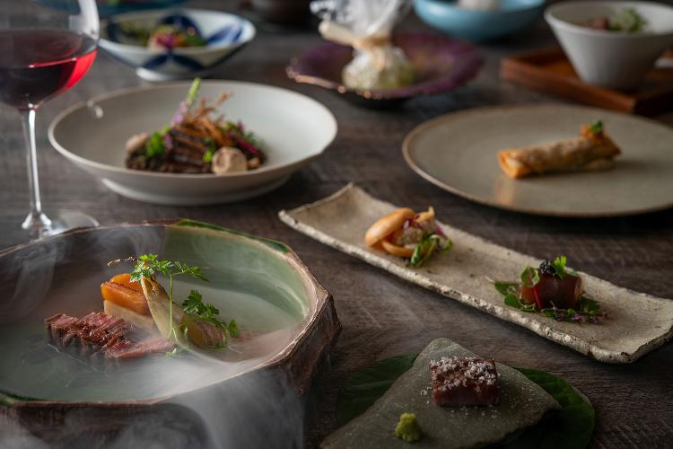 【HANARE】シェフのおすすめをフルコースで提供　※料理一例