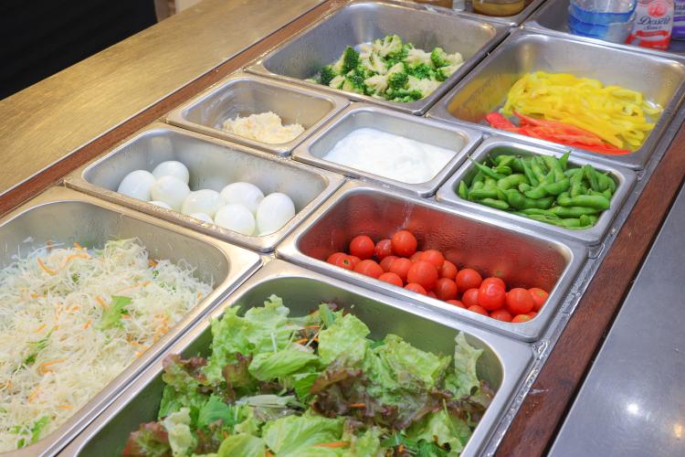 【朝食ビュッフェ】サラダコーナー