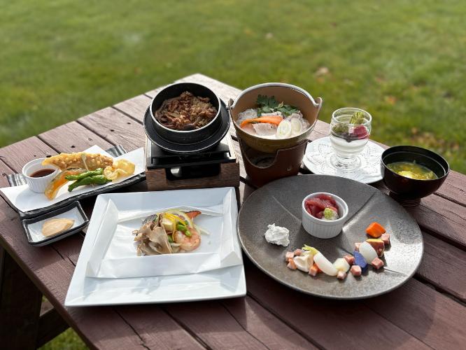 【十勝アルコ膳(ベーシック)】季節感あふれるお料理(2025年11月8日〜のメニュー例)