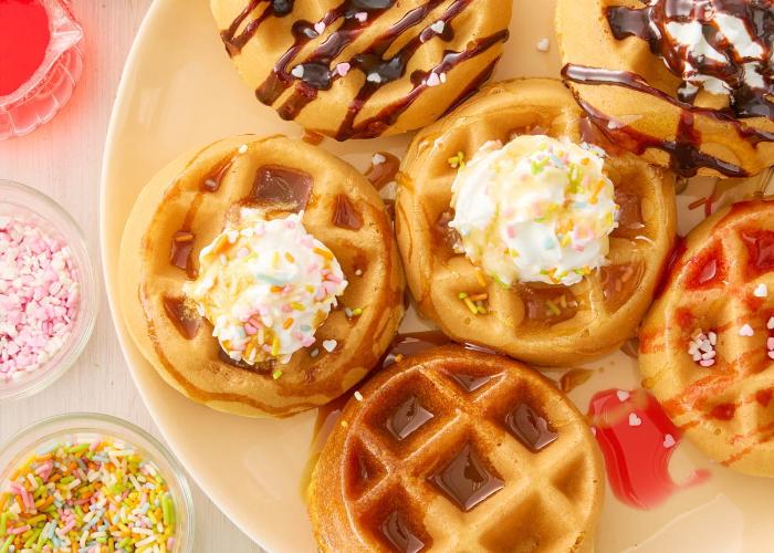 【週末限定トッピング】週末は週末限定のトッピングでオリジナルワッフルをつくろう!