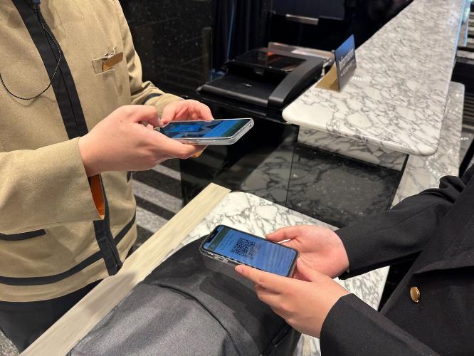 スマートかつスムーズな預かり荷物のフロント受け渡しを実現しました。