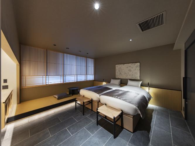 アクセシブルツインルーム（車椅子対応 / 27平米）