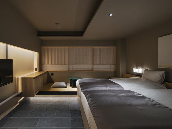 デラックスツインルーム(22,8平米）