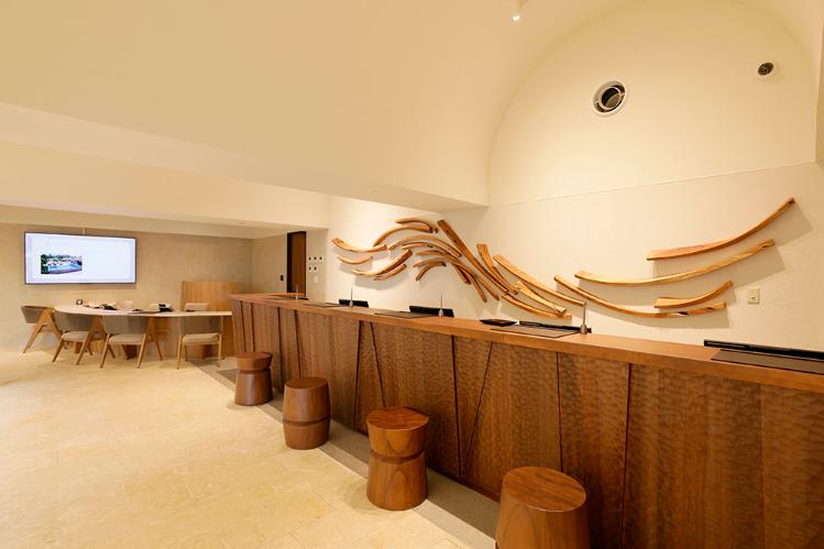 レセプションカウンター