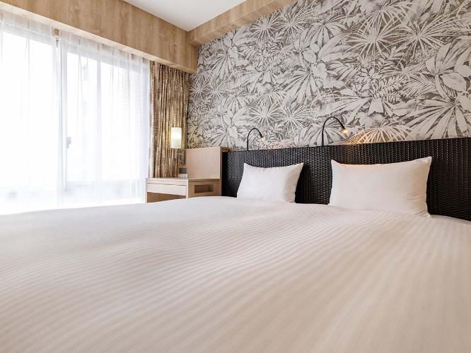 エコノミーダブルルーム13.6平米(ベッド幅180cm×1台)