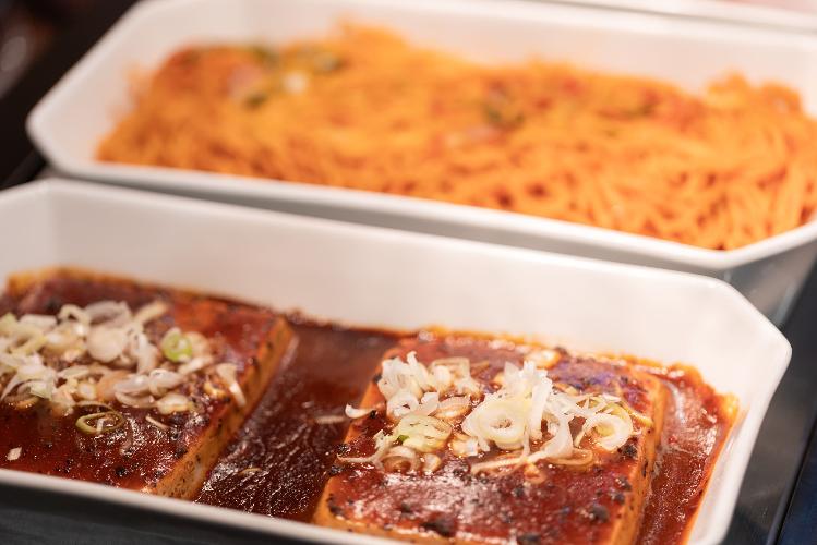 朝食一例～麻婆豆腐