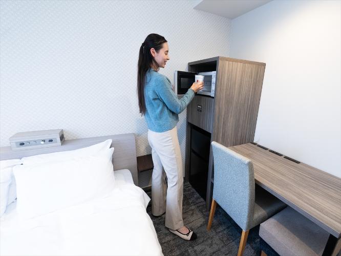 ◆モデレートセミダブル15平米|電子レンジ