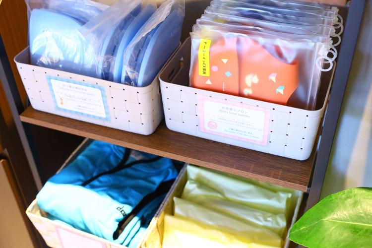 お子様向けのアメニティは、こちらからお取りください。※数に限りがございます。