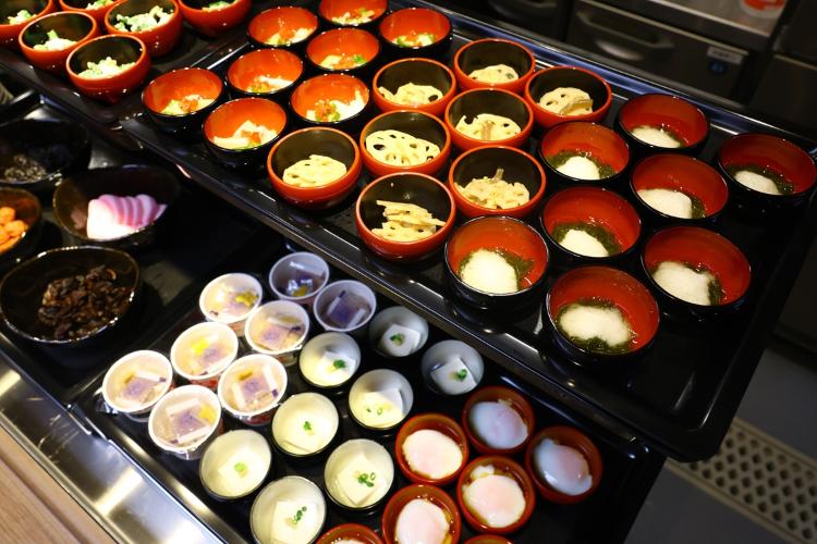 【朝食】小鉢コーナー（一例）