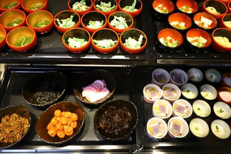 【朝食】小鉢コーナー（一例）