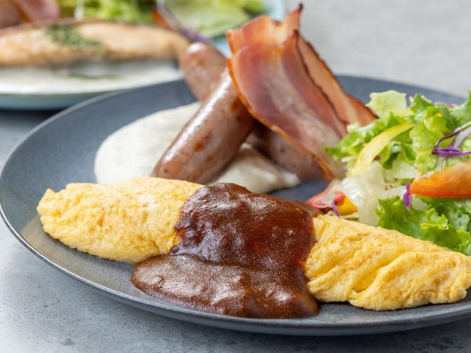 ◆朝食|オムレツ(メインは全3種類から選択)