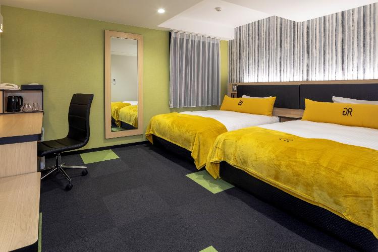 ツインB / ３〜４名で利用の場合はワンベッド２名利用となります