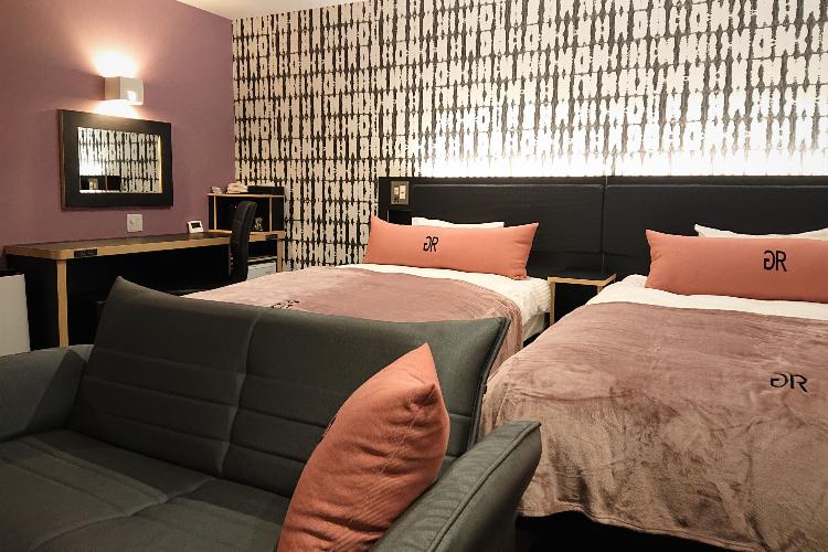 プレミアムツイン / １４０ｃｍダブルベッド＋１３０ｃｍダブルベッド＋ソファベッド１台