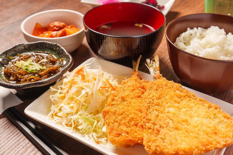 アジフライ定食