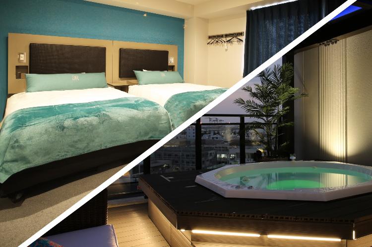 最上階 プライベートジャグジー