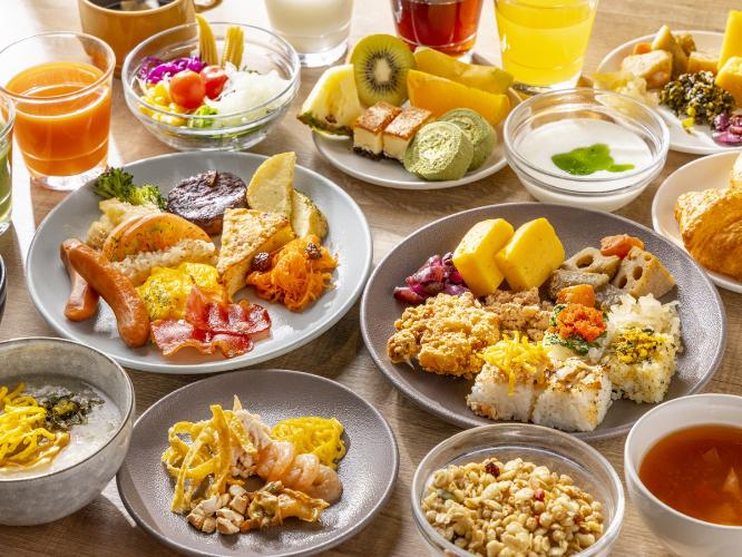 ◆朝食ビュッフェ｜盛り付け一例